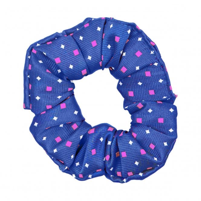 Supreme Products  Show Scrunchie - Navy/Pink Diamonds