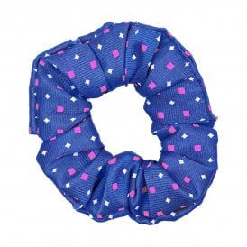 Supreme Products Show Scrunchie - Navy/Pink Diamonds