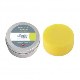 The Solid Bar Company Equine Mane & Tail Detangler Bar With Tin 110g