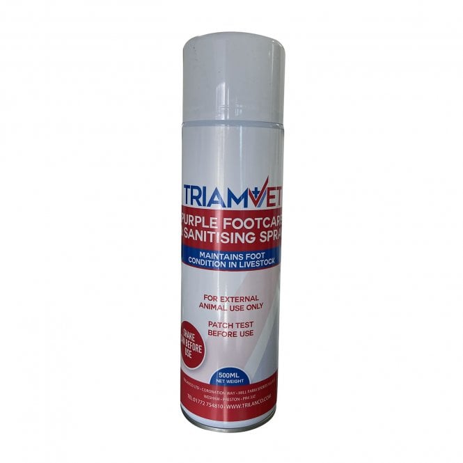 TriamVet  Purple Footcare & Sanitising Spray 500ml