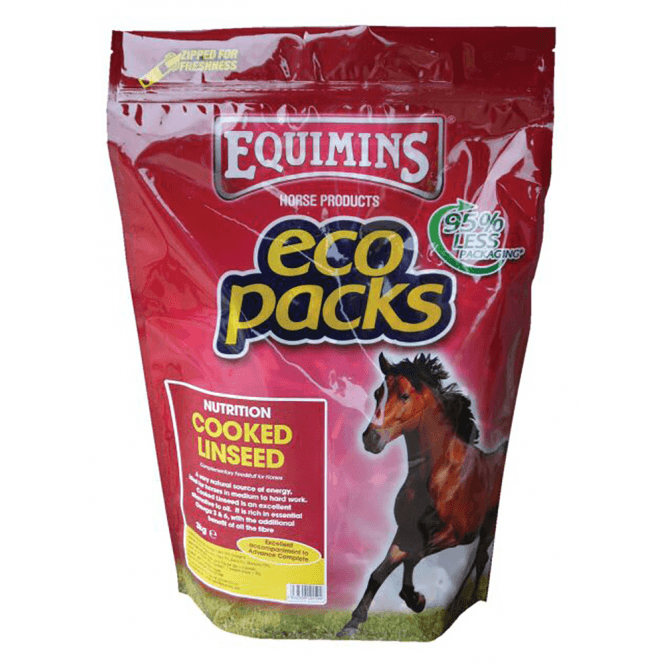 Trilanco Equimins Cooked Linseed 3kg Eco PacK