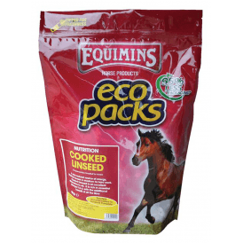 Equimins Cooked Linseed 3kg Eco PacK