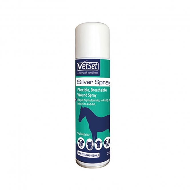 VetSet  Silver Spray Antiseptic Spray Cleaner 250ml