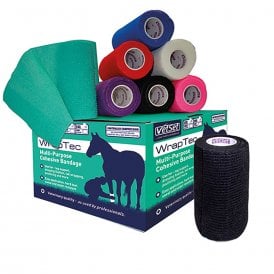 VetSet WrapTec Cohesive Bandage 100mm