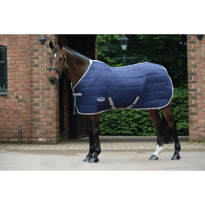 Weatherbeeta  Comfitec 210D Channel Quilt Standard Neck Medium - Navy/Silver/Red