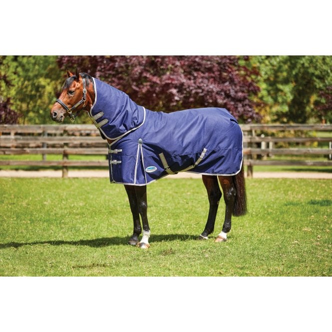 Weatherbeeta  Comfitec Essential Detach-A-Neck Medium - Navy/Silver/Red