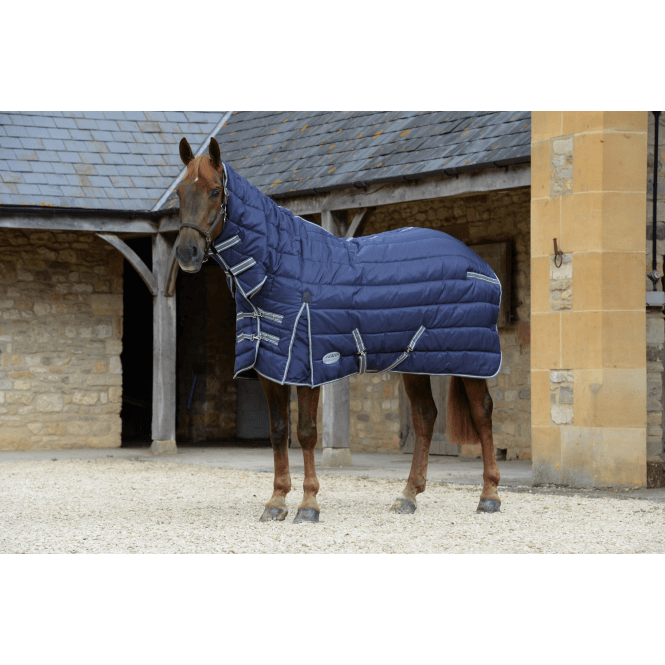 Weatherbeeta  Comfitec PP Channel Quilt II Combo Neck Heavy - Dark Blue/Grey/White