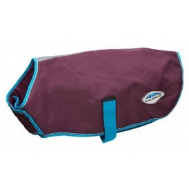 Weatherbeeta Comfitec Premier Free Parka Dog Coat Medium - Grape Purple/Blue