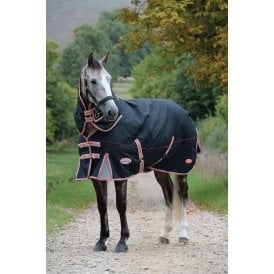 Weatherbeeta Comfitec Premier With Therapy-Tec Detach-A-Neck Lite Plus - Black/Red/Silver