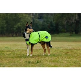 Weatherbeeta Comfitec Reflective 300d Deluxe Showerproof Dog Coat - Yellow