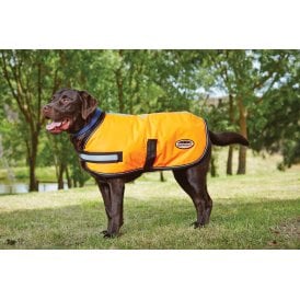 Weatherbeeta Comfitec Reflective Parka 300D Dog Coat - Orange
