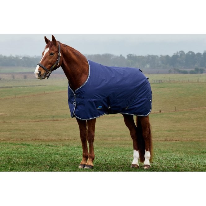 Weatherbeeta  Comfitec Tyro 50g Turnout Standard Neck Rug - Navy/Charcoal