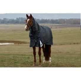 Weatherbeeta Comfitec Ultra 220g Detach-A-Neck Turnout Rug - Charcoal