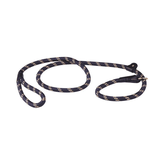 Weatherbeeta  Leather Slip Dog Lead - Burgundy/Brown