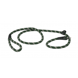 Weatherbeeta Leather Slip Dog Lead - Hunter Green/Brown