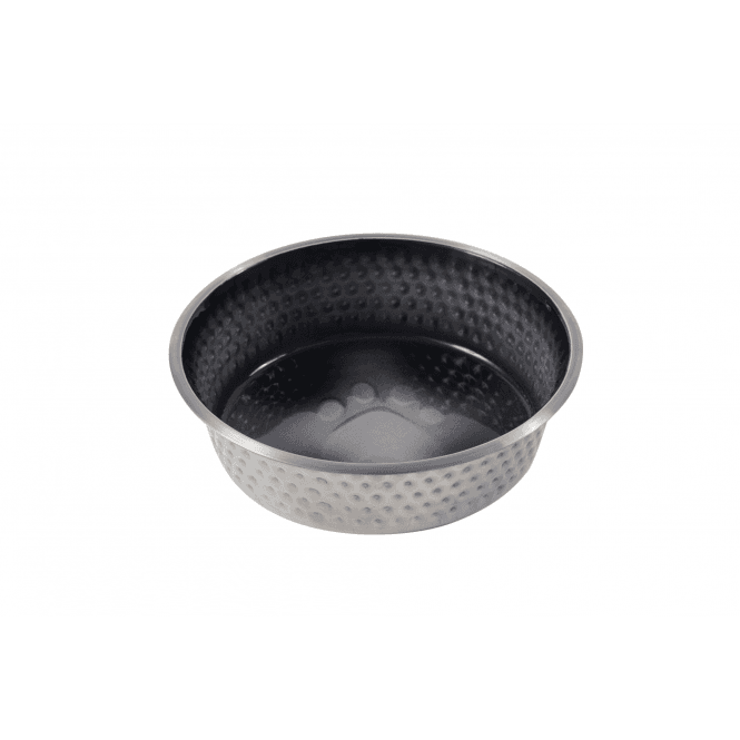 Weatherbeeta  Non-Slip Stainless Steel Shade Dog Bowl - Black