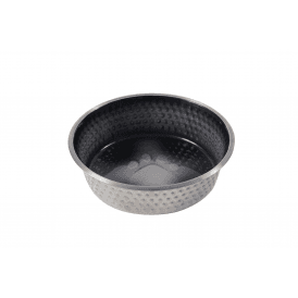 Weatherbeeta Non-Slip Stainless Steel Shade Dog Bowl - Black