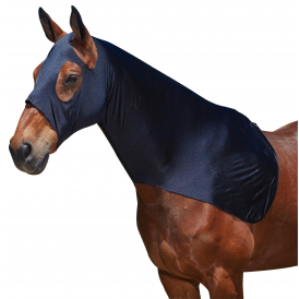 Weatherbeeta Pony/Horse Stretch Hood - Navy Blue