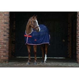 Weatherbeeta Scrim Pony/Horse Cooler Standard - Navy/Red/White