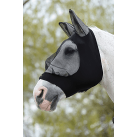 Weatherbeeta Stretch Eye Saver With Ears - Black/Black