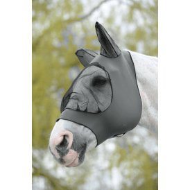 Weatherbeeta Stretch Eye Saver With Ears - Grey/Black