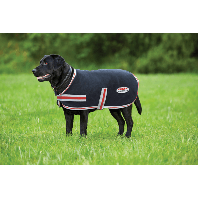 Weatherbeeta  Therapy-Tec Dog Coat - Black/Silver/Red
