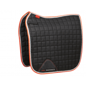 Weatherbeeta Therapy-Tec Dressage Saddlepad - Black/Silver/Red